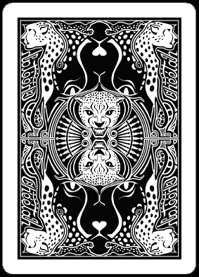 Cheetah Playing Card Back